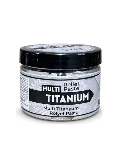 Rich Multi Titanyum Rölyef Pasta 150 Ml Antik Gümüş