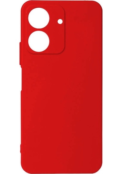 Forzacase Xiaomi Redmi 13c Uyumlu Maxim Serisi Mat Silikon Kılıf Kırmızı