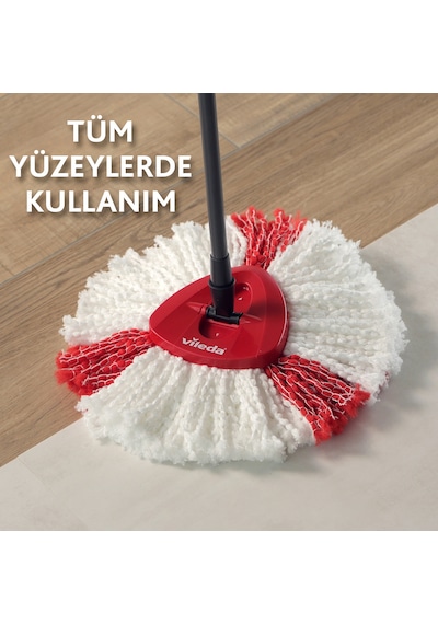 Vileda Turbo Temizlik Seti Mikrofiber Yedek Paspas 3'lü