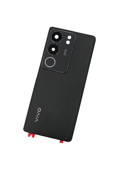 Vivo V29 Siyah Arka Kapak Batarya Kapağı Pil Kapağı Siyah