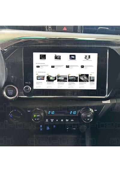 Toyota Hilux Uyumlu Navigasyon 9h Nano Ekran Koruyucu
