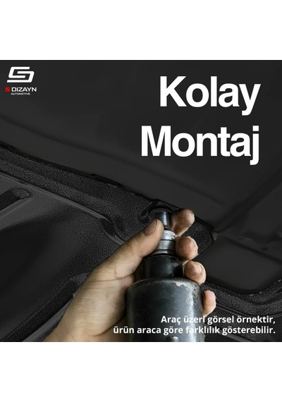 S-dizayn Renault Clio 5 Çelik Karter Muhafaza Koruma 2019-2023 A+ Kalite