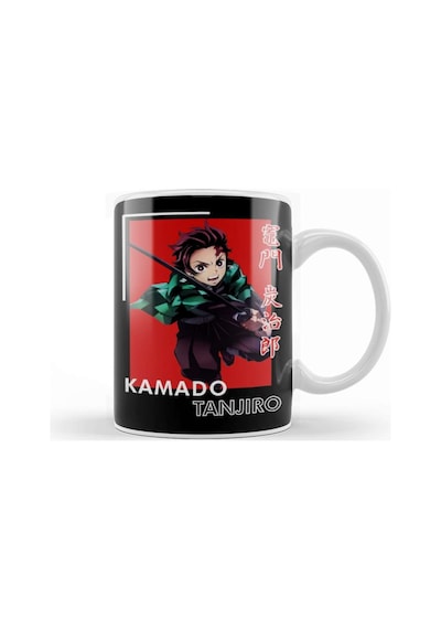 Demon Slayer Kamado Tanjiro Kupa Bardak Porselen Karışık