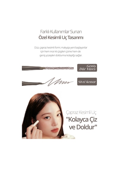 Clıo Sharp So Simple Brow Pencil 02 Ash Brown