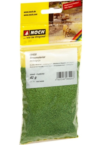 Noch 8420 Yüzey Örtüsü. Yeşil. 42 Gram Diorama Malzemesi