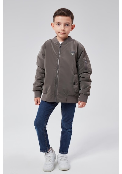 Benitto Kids Benittokids Erkek Çocuk Bomber Ceket 51319 Gri