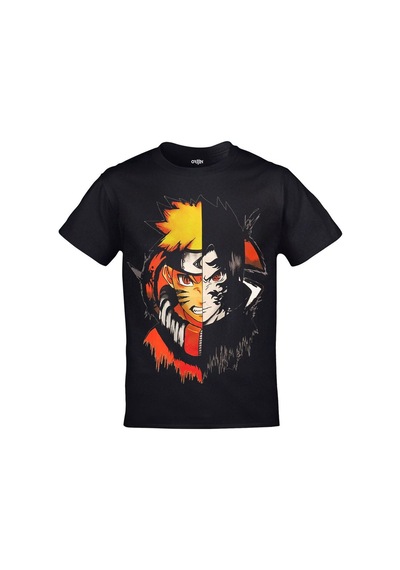Kalic Studio Naruto Iki Yüz Baskılı Unisex Siyah Siyahorj242