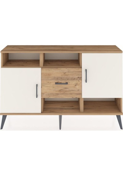 Arges Konsol 5 Raflı Tek Çekmeceli 2 Kapaklı 132x30x83 Çam-aytaşı/çam Aytaşı/çam Arges Konsol 5 Raflı Tek Çekmeceli 2 Kapaklı 132x30x83 Çam-aytaşı/çam Aytaşı/çam