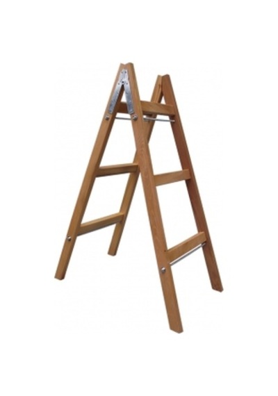 Ev Tipi / A Tipi Ahşap Merdiven 2 Basamaklı-Ev Tipi Ahşap