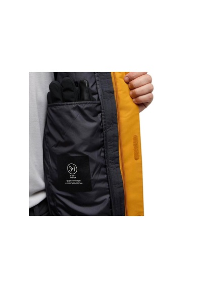 Jack Wolfskin Jasper 3in1 Erkek Outdoor Mont A61858 Black Olive