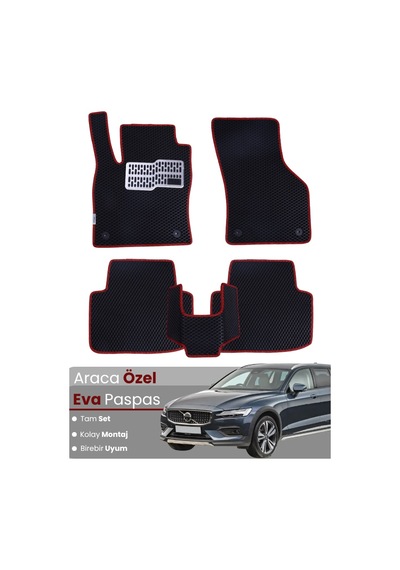 Volvo V60 2018-2025 Uyumlu Eva Paspas Tam Set Oto Paspas,araca Özel,tam Koruma,kolay Temizlik 842