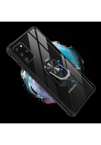 Samsung Uyumlu Galaxy Note 20 Kilif Seffaf Sararmaz Yüzüklü Mola Kapak 391802125