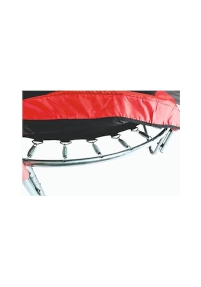 Çocuk Trambolini Fileli Korumalı 152 Cm, Kırmızı