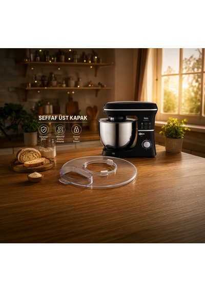 Fakir Maxychef XL Mutfak Şefi 2000 W 10 L Paslanmaz Çelik Hamur Yoğurma Ve Karıştırma Makinesi