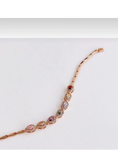 Jade Xuping Steel Bracelet Çok Renkli