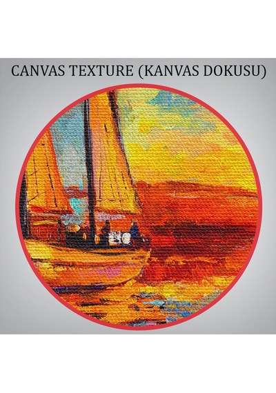 Es10 Karlı Dağlar ve İlk bahar Manzarası Duvar Tablosu-3527 (125 x 210)