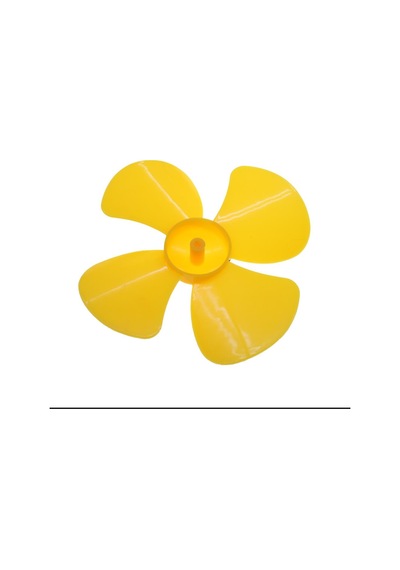 Plastik Pervane 100 MM Sarı