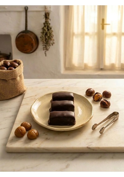 Çikolata Kaplamalı Kestane Şekeri - 240 Gr