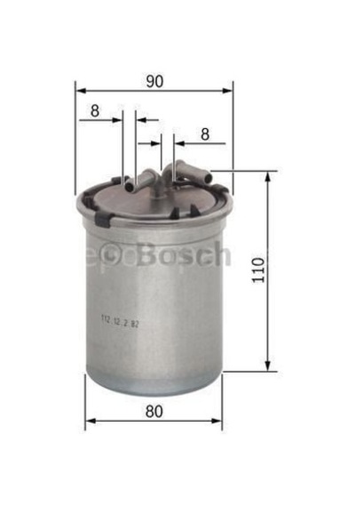 Skoda Fabia 1.4 Tdı 10.2005 - 04.2007 Bosch Mazot Filtresi Filitre
