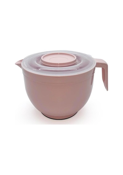 Melkan Home Karıştırma Kabı & Mikser Kase Kapaklı Mikser Kase 3 Litre Çırpma Kabı Pudra No Color Diğer