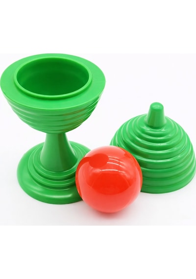 Yeşil Renk Sihirli Kupa Top Kaybetme Oyunu 7 Cm Diğer