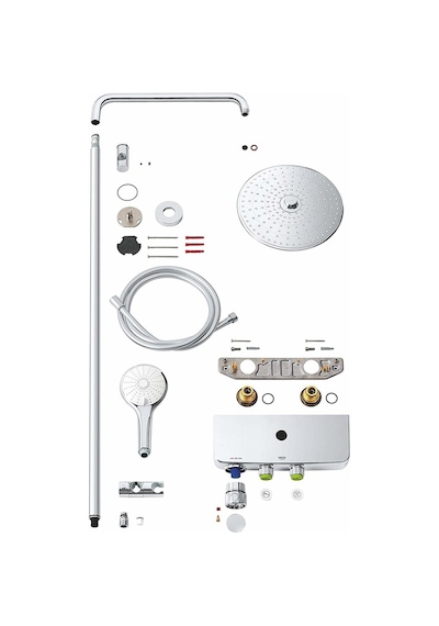 Grohe Euphoria Smartcontrol System 260 Mono Duvara Monte Termosta