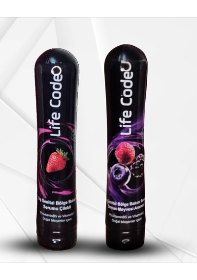 Genital Serum & Kayganlaştırıcı Çilek Su Bazlı 125 Ml. & Orman Meyvesi Aromalı Su Bazlı 125 Ml.