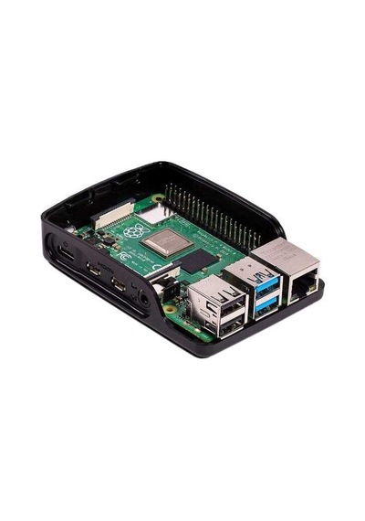 Robotistan Raspberry Pi 4B Muhafaza Kutusu - Siyah (Klon)