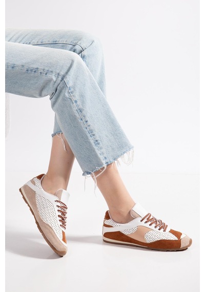 Suins Olven Model Günlük Kadın Spor Ayakkabı Sneaker Taba