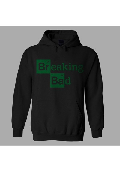 Startmore Oversize Unisex Siyah Breaking Bad Hoodie Siyah