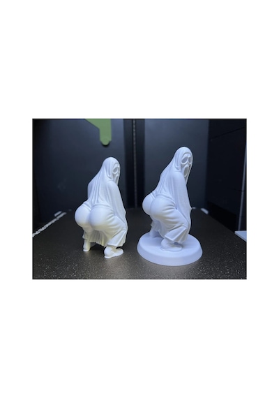 Twerking Ghostface Figür Dekoratif Biblo