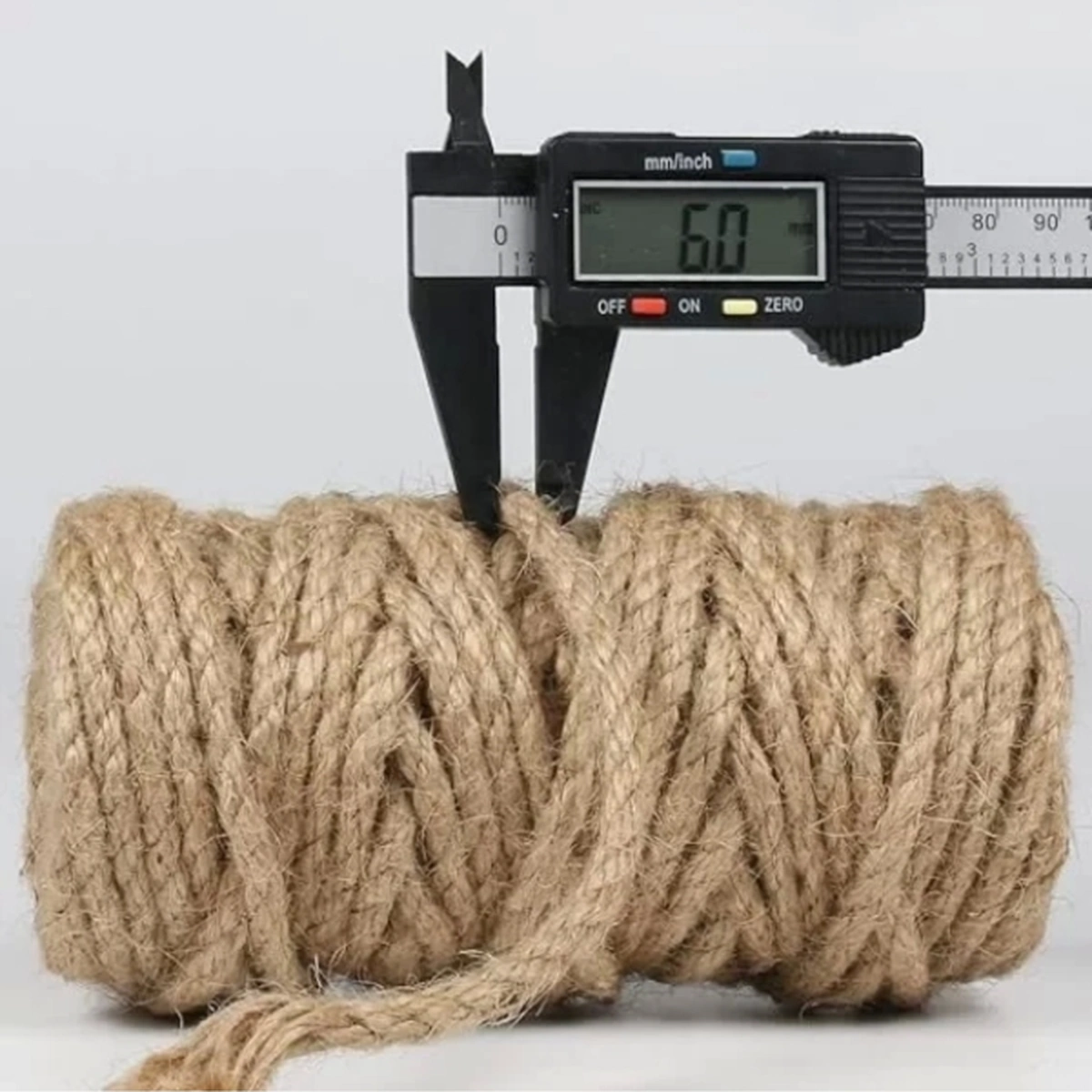 6mm 1.kalite Kendir Halat Jüt-urgan İp 50 Metre