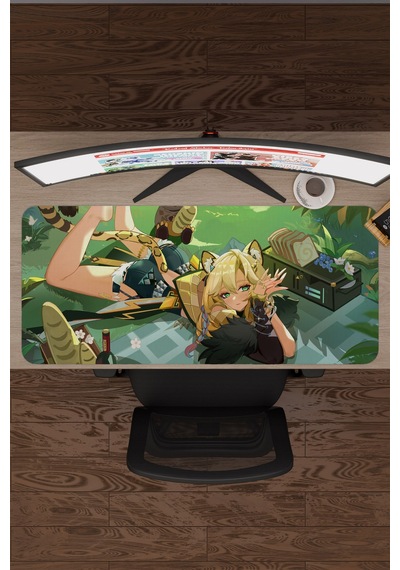 Xilonen Genshin Impact Anime Gacha V4 - 90x40 Xxl Gaming Mouse Pad Fare Altlığı