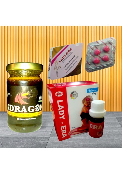 Dragon 110gr Birtkisel Macun + Ladyyeraa10ml Womendrop +130mg 4lütablet Set Forwomen