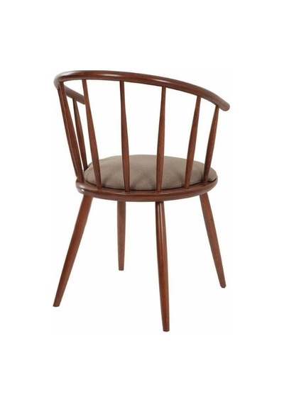 Bamboo Ahşap Mutfak Sandalyesi Ceviz