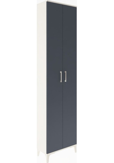 Arges Dolap 4 Raflı 2 Kapaklı 60x30x243 Aytaşı-antrasit Aytaşı Arges Dolap 4 Raflı 2 Kapaklı 60x30x243 Aytaşı-antrasit Aytaşı