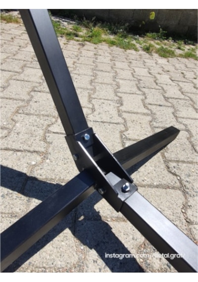 Metal Hamak Ayağı Hamak Standı Hamak Askısı Siyah
