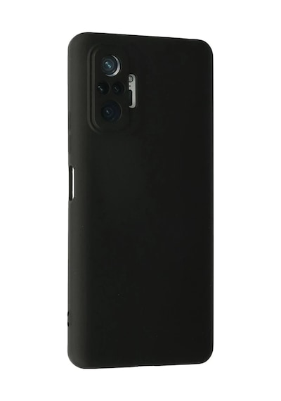 Xiaomi Redmi Note 10 Pro Uyumlu Kılıf Nano İçi Kadife Silikon - Siyah