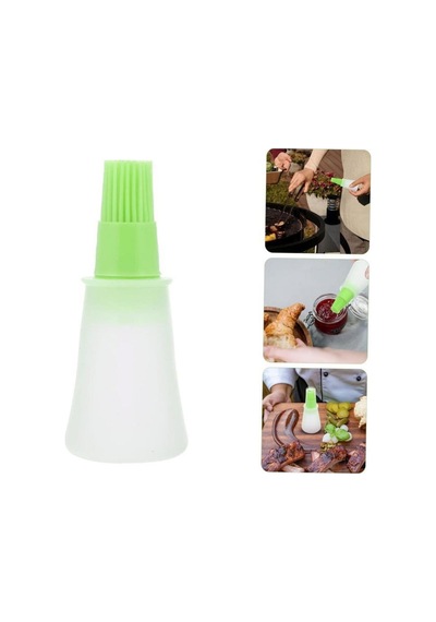60 Ml Silikon Yağ Fırça Şişesi Yumurta Sos Sürme Yağlama Fırçası Ucu Silikon Fırçalı Yağdanlık Silik