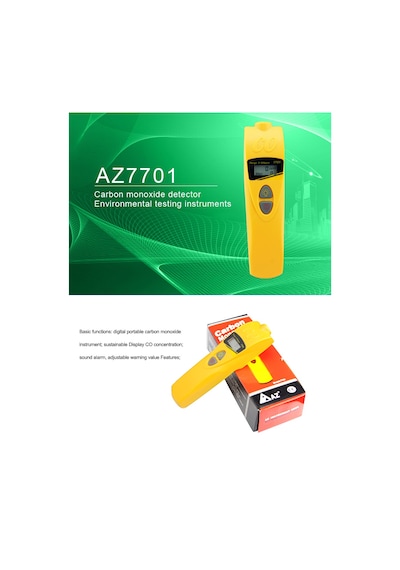 Az 7701 Karbonmonoksit Ölçüm Cihazı Co Metre Co Dedektörü