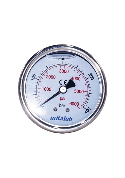 Mitalub Gliserinli Paslanmaz Arkadan Manometreler 63mm X 200bar
