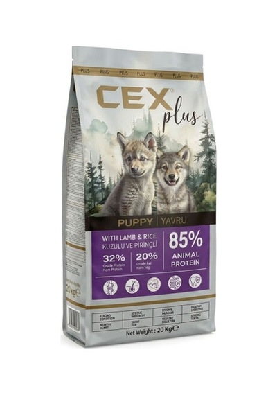 Cex Plus Yavru Kuzu Etli Köpek Maması 20 Kg