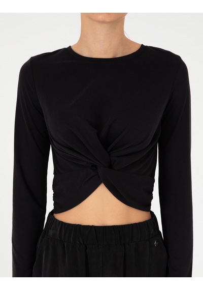 Pierre Cardin Kadın Siyah Bluz Örme 50296410-vr046 Siyah