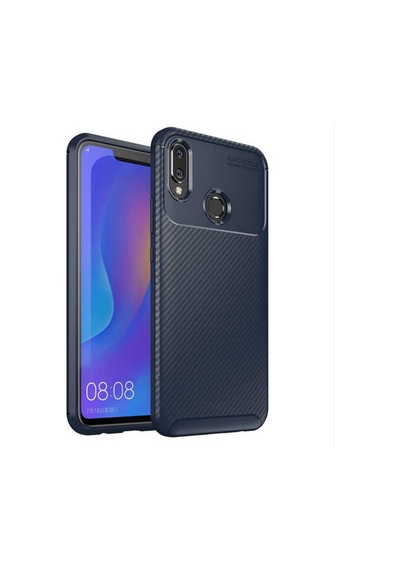Adige Huawei Honor Play Kılıf Negro Karbon Desen Silikon