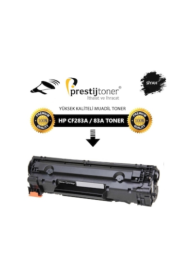 Hp 83A / Cf283A M201 M125 / M225 / M127 Uyumlu Toner 1.600 Sayfa
