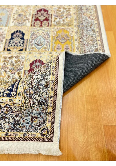Otantik Karma Desenli 120 X 180 Dijital Baskı Halı Çok Renkli