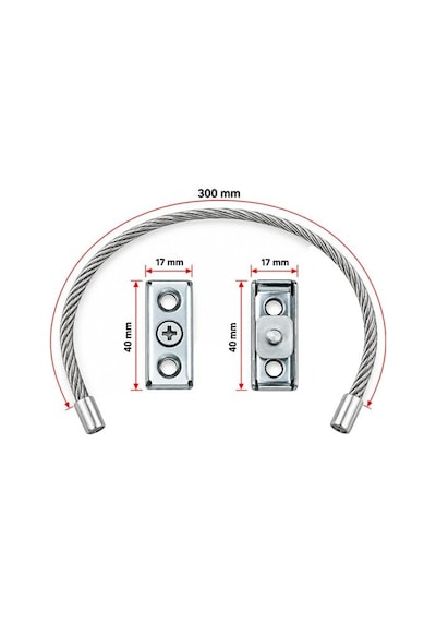 Sn-37890 Çelik Halatlı Güvenlik Bağlantı Aparatı