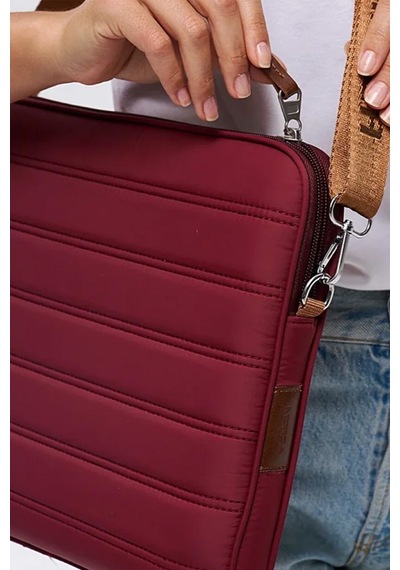 Mussen Laptop Kılıfı Su Geçirmez Macbook Neo Air Pro 13-14 İnç Bordo Bordo