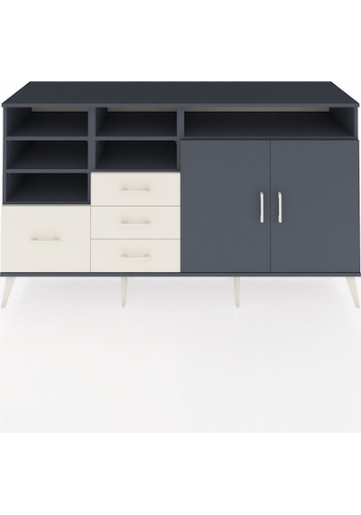 Hyperion Konsol 7 Raflı 4 Çekmeceli 2 Kapaklı 176x44x99 Antrasit- Antrasit-antrasit/aytaşı Hyperion Konsol 7 Raflı 4 Çekmeceli 2 Kapaklı 176x44x99 Antrasit- Antrasit-antrasit/aytaşı