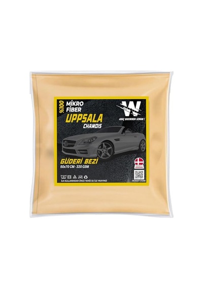 Wonkey - Güderi Oto Kurulama Bezi 50x70 Cm, Büyük Boy Ultra Emici Araç Kurulama Havlusu, Yıkanabilir Sentetik Araba Güderi Bezi